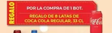 Oferta de Coca-Cola - Regalo De 8 Latas De  Regular en CashDiplo