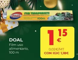 Oferta de Film Uso Alimentario por 1,15€ en CashDiplo