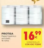 Oferta de Papel Higiénico Reciclado por 16,99€ en CashDiplo