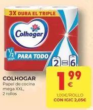 Oferta de Colhogar - Papel De Cocina por 1,99€ en CashDiplo