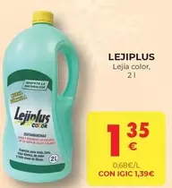 Oferta de Lejiplus - Lejía Color por 1,35€ en CashDiplo