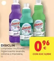 Oferta de Disiclin - Limpiador Multiusos Higienizante Lavanda Colonia O Manzana por 0,96€ en CashDiplo