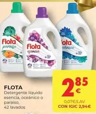 Oferta de Flota - Detergente Líquido Esencia, Oceanico O Paraiso por 2,85€ en CashDiplo