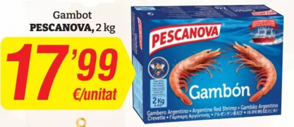 Oferta de Pescanova - Gambot por 17,99€ en SPAR Fragadis