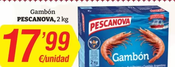 Oferta de Pescanova - Gambón  por 17,99€ en SPAR Fragadis