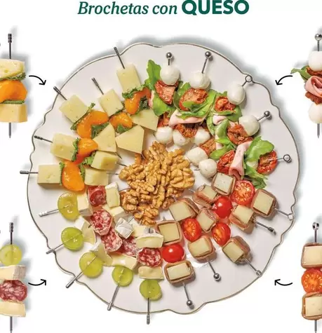 Oferta de Brochetas Con Queso en Mercadona