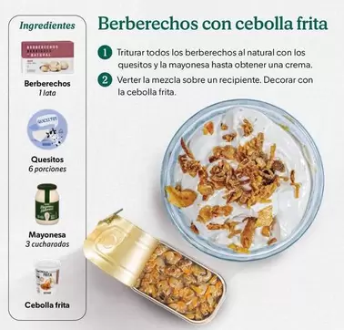 Oferta de Berberechos Con Cebolla Frita en Mercadona