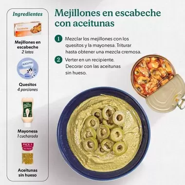 Oferta de Mejillones En Escabeche Con Aceitunas en Mercadona