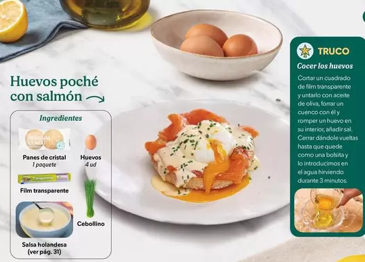 Oferta de Cristal - Huevos Poche Con Salmon en Mercadona