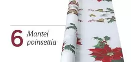 Oferta de Mantel Poinsettia en Mercadona