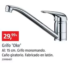 Oferta de Grifo 'Oke'  por 29,99€ en BAUHAUS