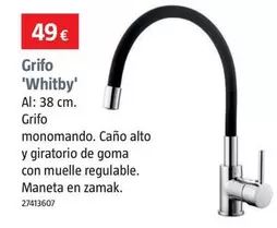 Oferta de Grifo 'Whitby'  por 49€ en BAUHAUS