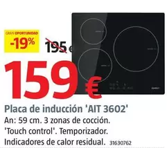 Oferta de Apelson - Placa De Inducción 'AIT 3602' por 159€ en BAUHAUS