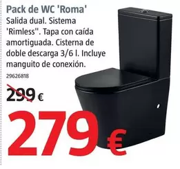 Oferta de Pack De WC 'Roma'  por 279€ en BAUHAUS