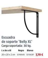 Oferta de Escuadra De Soporte 'Belly XL'  por 7,79€ en BAUHAUS