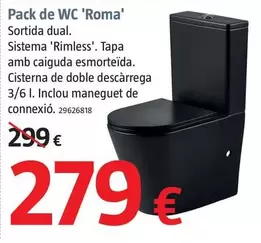 Oferta de Pack De WC 'Roma'  por 279€ en BAUHAUS