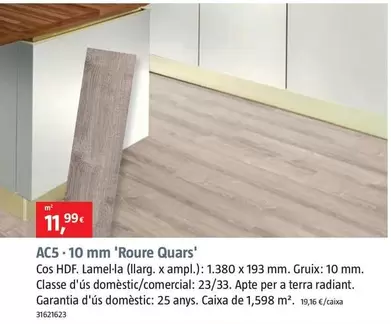 Oferta de AC5-10 Mm 'Roble Cuarzo'  por 11,99€ en BAUHAUS