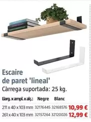 Oferta de Escuadra De Pared 'Lineal' por 10,99€ en BAUHAUS