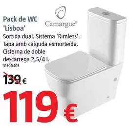 Oferta de Camargue - Pack De Wc 'Lisboa' por 119€ en BAUHAUS