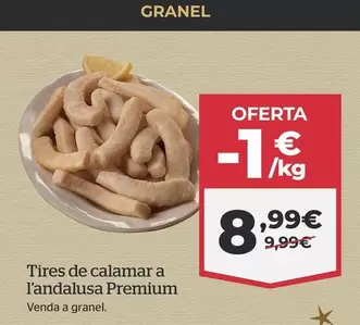 Oferta de Tiras De Calamar A La Andaluza Premium por 8,99€ en La Sirena