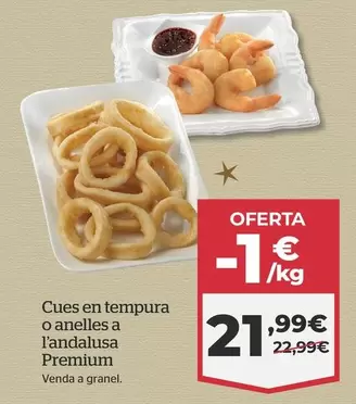 Oferta de Colas En Tempura O Anillas A La Andaluza Premium por 21,99€ en La Sirena