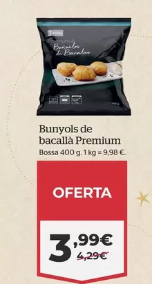 Oferta de Bunuelos De Bacalao Premium por 3,99€ en La Sirena