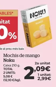 Oferta de Noku - Mochis De Mango por 2,99€ en La Sirena