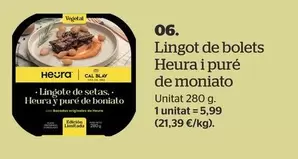 Oferta de Heura - Lingote De Setas Y Pure De Boniato  por 5,99€ en La Sirena