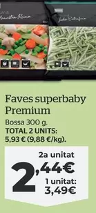 Oferta de Habas Superbaby Premium  por 3,49€ en La Sirena