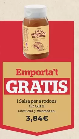 Oferta de Salsa Para Redondos De Carne  por 3,84€ en La Sirena