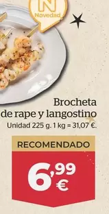 Oferta de Brocheta De Rape Y Langostino por 6,99€ en La Sirena