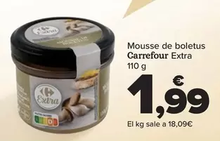 Oferta de Carrefour - Mousse De Boletus Extra por 1,99€ en Carrefour