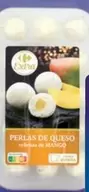 Oferta de Carrefour - Perlas De Queso De Vaca Rellenas De Higos Frambuesa O Mango  Extra por 2,19€ en Carrefour