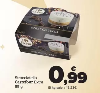 Oferta de Carrefour - Stracciatella Extra por 0,99€ en Carrefour