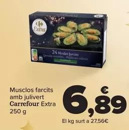 Oferta de Carrefour - Mejillones Rellenos Con Perejil Extra por 6,89€ en Carrefour