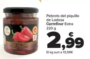 Oferta de Carrefour - Pimientos Del Piquillo De Lodosa Extra por 2,99€ en Carrefour