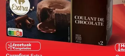 Oferta de Carrefour - Coulant De Chocolate  O Chocolate Blanco Carrefour Extra por 1,99€ en Carrefour