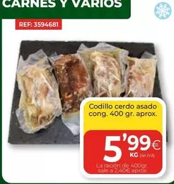 Oferta de Codillo Cerdo Asado por 5,99€ en CashDiplo