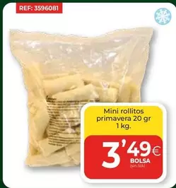 Oferta de Mini Rollitos Primavera por 3,49€ en CashDiplo