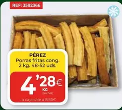 Oferta de Perez - Porras Fritas Cong. por 4,28€ en CashDiplo