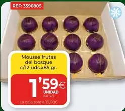 Oferta de Mousse Frutas Del Bosque por 1,59€ en CashDiplo