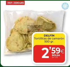 Oferta de Delfín - Tortillitas De Camaron por 2,59€ en CashDiplo