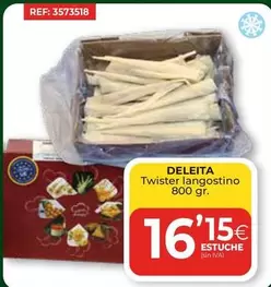 Oferta de Deleita - Twister Langostino por 16,15€ en CashDiplo