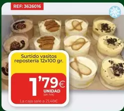 Oferta de Surtido Vasitos Repostería por 1,79€ en CashDiplo