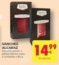 Oferta de Sánchez Alcaraz -  Estuche Jamón O Paleta Ibérica Cebo por 14,99€ en CashDiplo