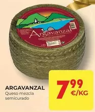 Oferta de Argavanzal - Queso Mezcla Semicurado por 7,99€ en CashDiplo