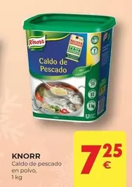 Oferta de Knorr - Caldo De Pescado En Polvo por 7,25€ en CashDiplo