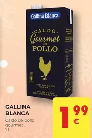 Oferta de Gallina Blanca - Caldo De Pollo Gourmet por 1,99€ en CashDiplo