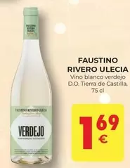 Oferta de Rivero - Vino Blanco Verdejo D.O. Tierra De Castilla por 1,69€ en CashDiplo