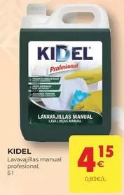 Oferta de Kidel - Lavavajillas Manual Profesional por 4,15€ en CashDiplo